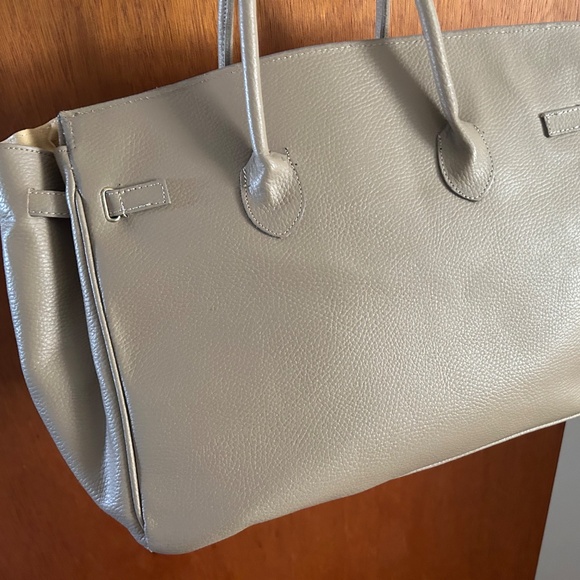 Italian leather Firkin - Picture 3 of 10